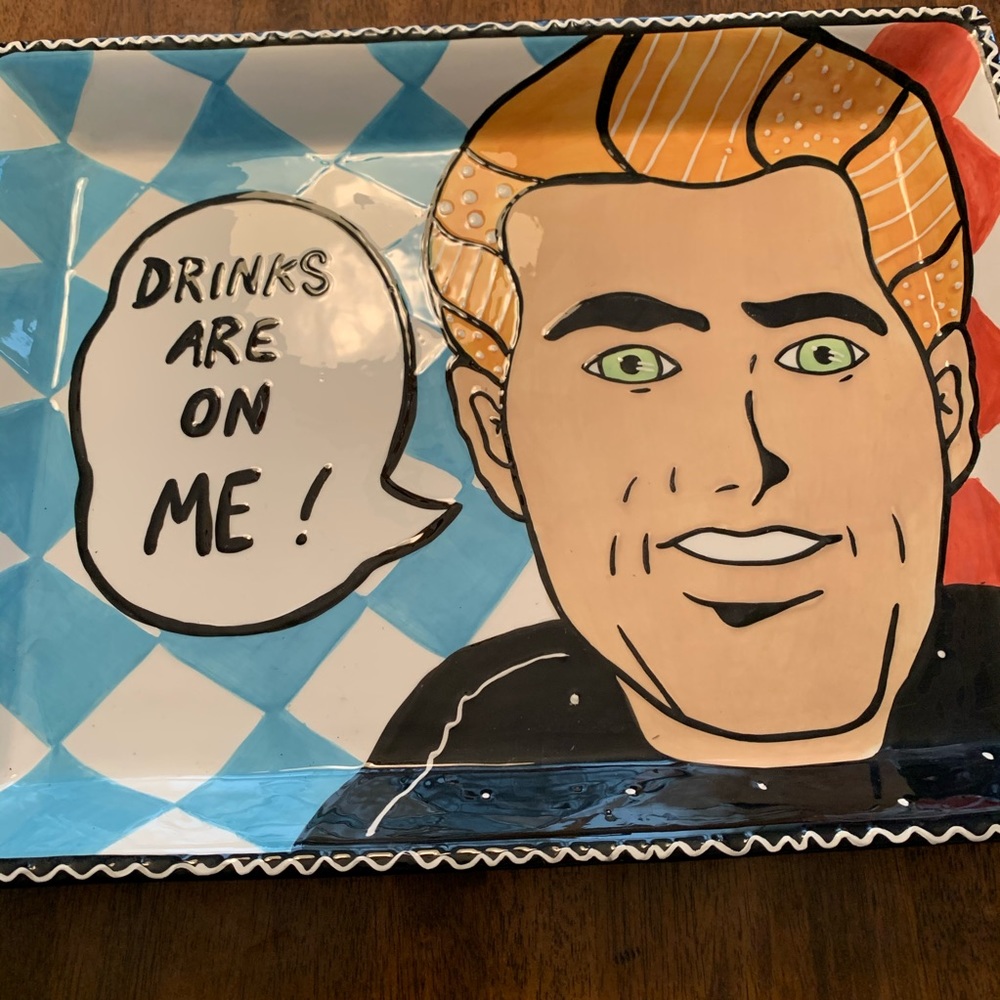 Joanne Delomba POP ART Ceramic Tray